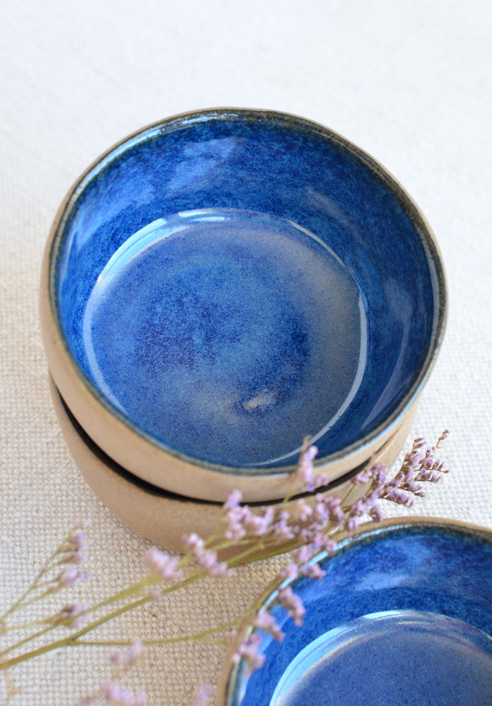 Zestaw misek "Głębokie granaty" - obrazek 3